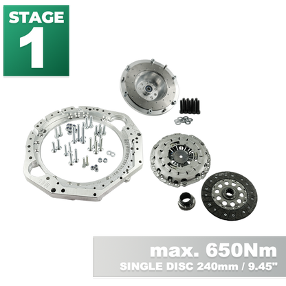 PMC Motorsport Toyota M60 / M62 - BMW M57 GS5-39 / Getrag 420 Gearbox Adaptor Clutch Kit (650NM)