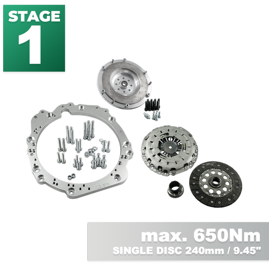 PMC Motorsport Toyota 1JZ / 2JZ - BMW M57 GS6-53DZ HGD / HGA / JGA Adaptor Clutch Kit (650NM)