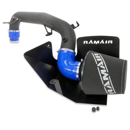 RamAir Performance Foam Induction Kit for 2.3 Ecoboost MK3 Ford Focus RS - Blue Hose