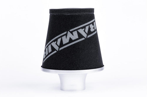 Ramair Foam Performance Universal Cone Air Medium Filter Coupler - 100mm (3.9inch) Silver