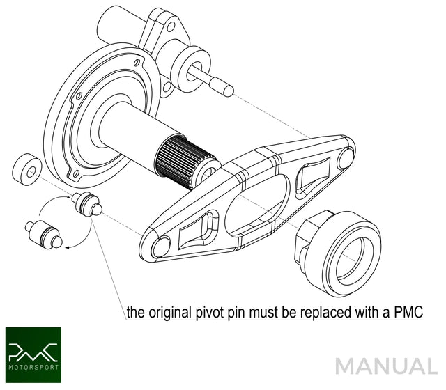 PMC Motorsport Toyota 1JZ / 2JZ - BMW M57 GS6-53DZ HGD / HGA / JGA Adaptor Clutch Kit (650NM)