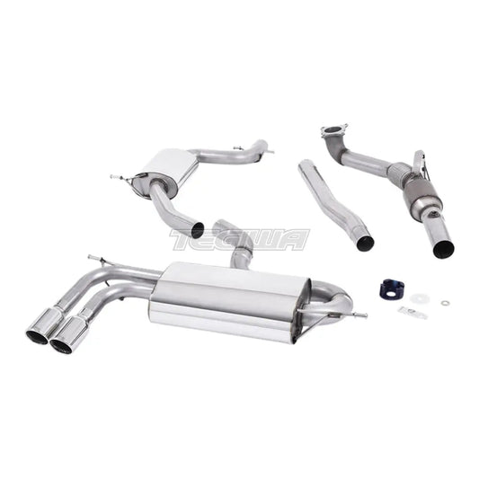 Milltek Audi A3 1.8 TSI 2WD 3-Door 2008-2012 Turbo-back including Hi-Flow Sports Cat Exhaust