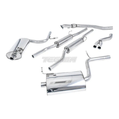 Milltek Audi A4 1.8T B6 quattro Saloon - Avant 190BHP (6 speed) 2003-2005 Cat-back Exhaust
