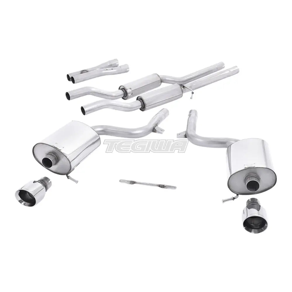 Milltek Audi A4 3.0 V6 B6 quattro Saloon Avant & Cabriolet 2001-2005 Cat-back Exhaust - SSXAU296