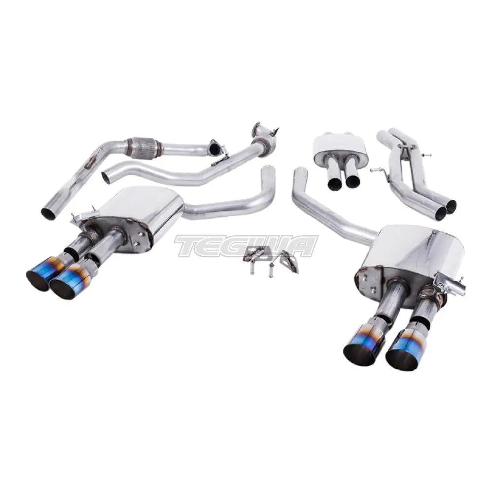 Milltek Audi S4 3.0 Turbo V6 B9 - Saloon/Sedan & Avant (Non Sport Diff Models) 2016-2023 Cat-back Exhaust