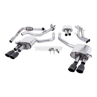 Milltek Audi S4 3.0 Turbo V6 B9 - Saloon/Sedan & Avant (Sport Diff Models Only & Without Brace Bars) 2016-2023 Cat-back Exhaust