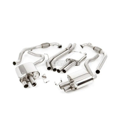 Milltek Audi S4 3.0 Turbo V6 B9 - Saloon/Sedan & Avant (Sport Diff Models Only & Without Brace Bars) 2016-2023 Cat-back Exhaust