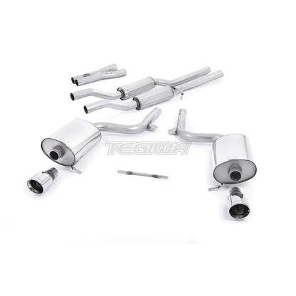 Milltek Audi S4 4.2 V8 quattro B6 Saloon/Sedan Avant & Cabriolet 2003-2005 Cat-back Exhaust