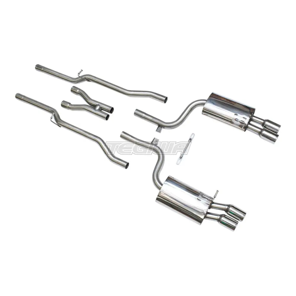 Milltek Audi S4 4.2 V8 quattro B7 Saloon/Sedan, Avant & Cabriolet 2004-2009 Cat-back Exhaust - Non Resonated