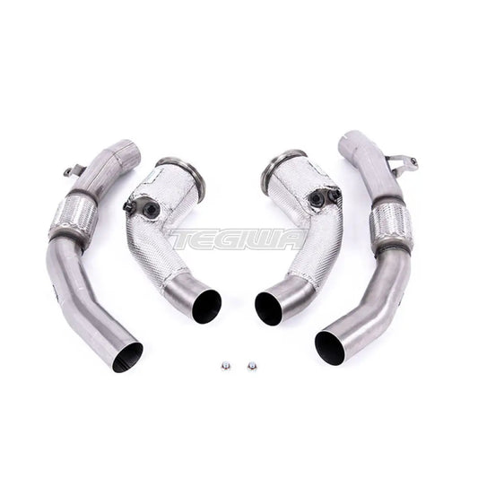 Milltek Audi S8 D5 4.0 TFSI V8 Saloon / Sedan (Non OPF/GPF US/ROW Models) 2020-2023 Large-bore Exhaust Downpipes and Cat Bypass Exhaust Pipes Exhaust - Milltek Fitment - SSXAU909