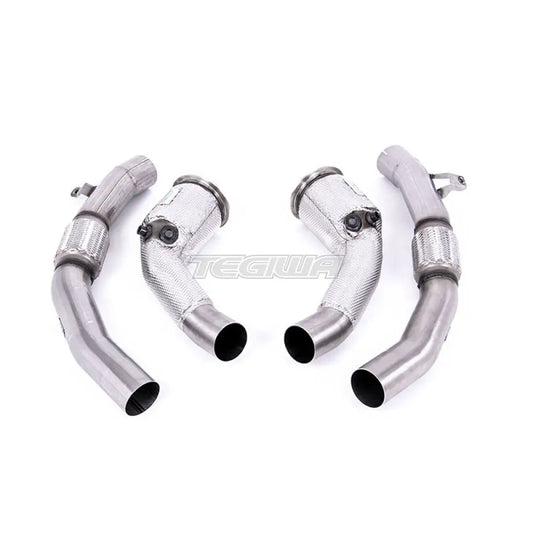 Milltek Audi S8 D5 4.0 TFSI V8 Saloon / Sedan (OPF/GPF UK/Euro Models) 2020-2023 Large-bore Exhaust Downpipes and Cat Bypass Exhaust Pipes Exhaust - Milltek Fitment