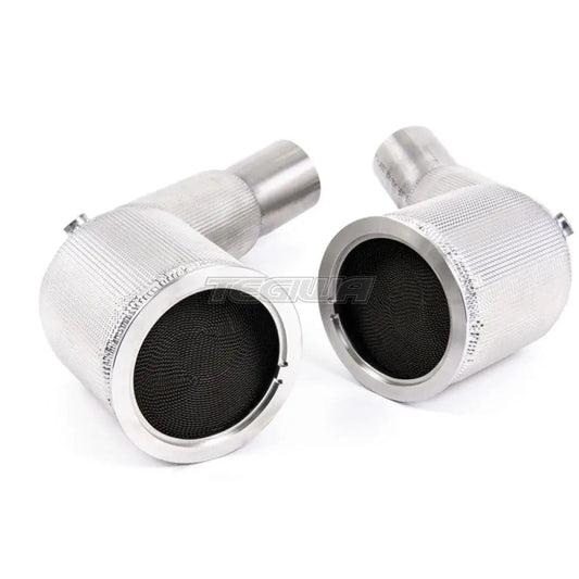 Milltek Audi S8 D5 4.0 TFSI V8 Saloon / Sedan (OPF/GPF UK/Euro Models) 2020-2023 Large Bore Exhaust Downpipes and Hi-Flow Sports Cats Exhaust - OE Fitment