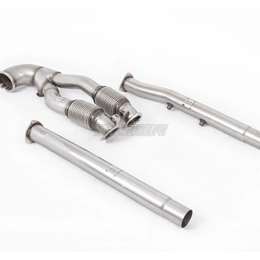 Milltek Audi TT Mk3 TTRS 2.5TFSI Quattro (OPF/GPF Models) 2019-2023 Large-bore Downpipe and De-cat Exhaust - SSXAU897