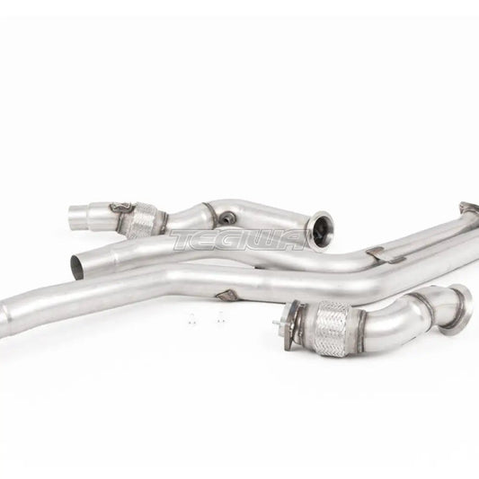 Milltek BMW 2 Series M2 Competition Coupe (F87) 2018-2023 Large-bore Exhaust Downpipes and Cat Bypass Exhaust Pipes Exhaust