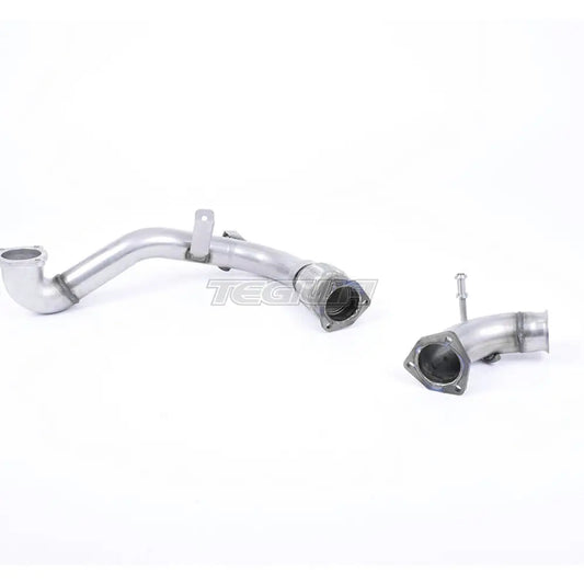 Milltek Ford Fiesta Mk8 1.0T EcoBoost ST-Line 3 & 5 Door (Non-OPF/GPF Models Only) 2017-2019 Large-bore Downpipe and De-cat Exhaust - Milltek Fitment