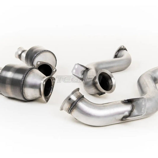 Milltek Mercedes C-Class C63 & C63 S (W205) Saloon 4.0 Bi-Turbo V8 (Non-GPF Equipped Models Only) 2015-2023 Hi-Flow Sports Cat and Downpipe Exhaust