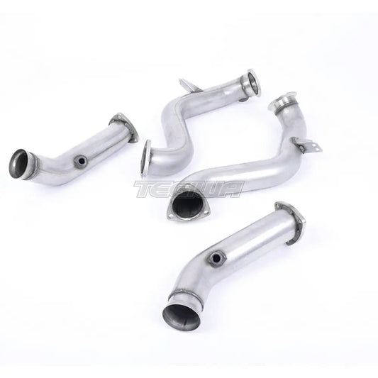 Milltek Mercedes C-Class C63 & C63 S (W205) Saloon 4.0 Bi-Turbo V8 (Non-GPF Equipped Models Only) 2015-2023 Large-bore Exhaust Downpipes and Cat Bypass Exhaust Pipes Exhaust
