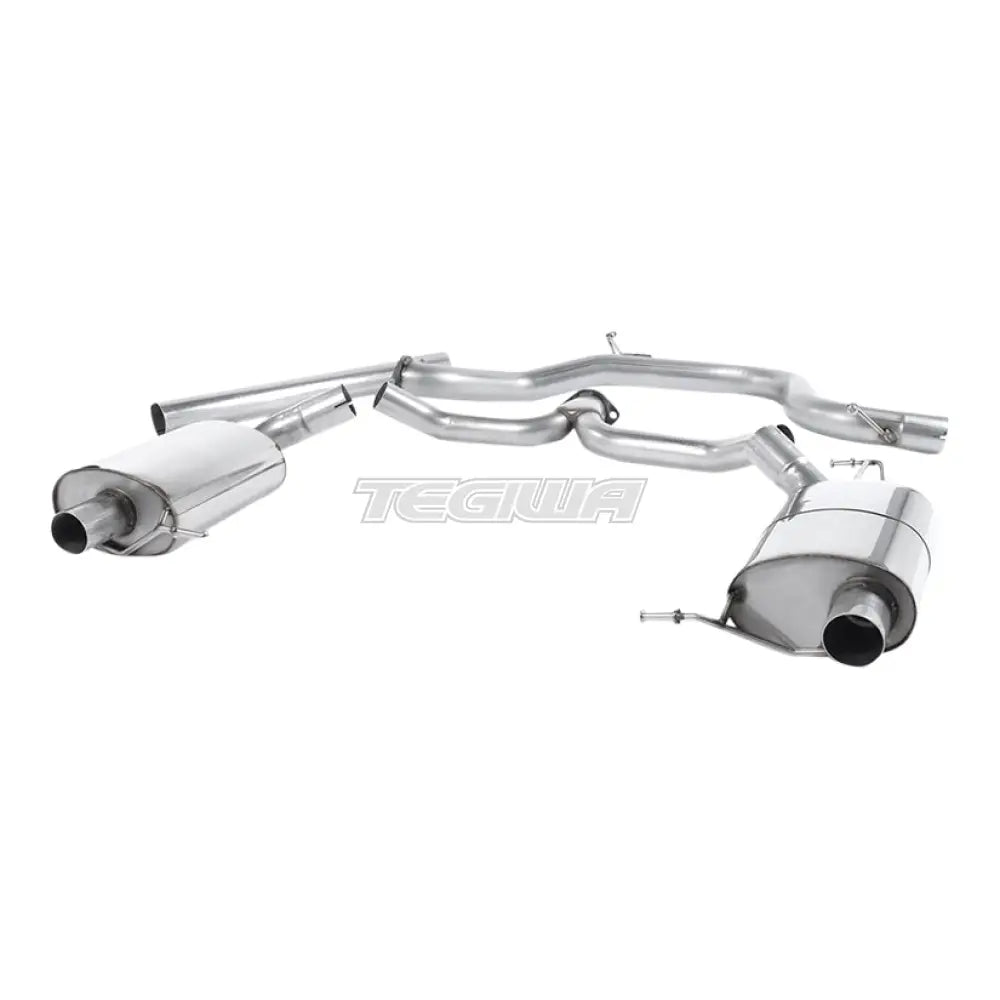 Milltek Skoda Octavia vRS 2.0 TSI 245PS Hatch & Estate (manual and DSG-auto Non-OPF/GPF & Post Facelift) 2018-2019 Cat-back Exhaust
