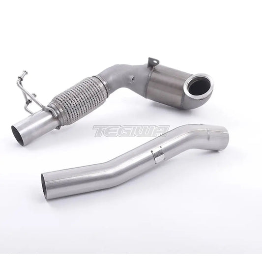 Milltek Volkswagen Golf MK7.5 GTi (Non Performance Pack Models & Non-GPF Equipped Models Only) 2017-2018 Cast Downpipe with Race Cat Exhaust - Fits with Milltek System