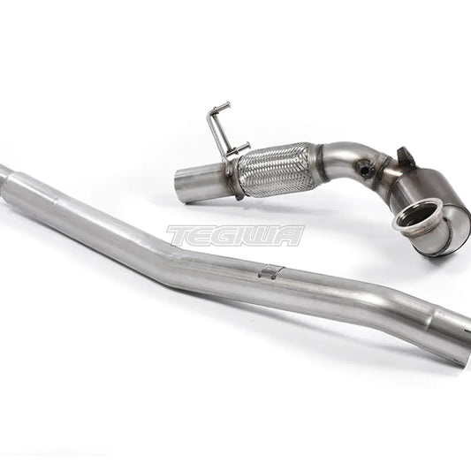 Milltek Volkswagen Golf MK7.5 GTi (Performance Pack Models & Non OPF/GPF Equipped Models Only) 2017-2018 Cast Downpipe with Race Cat Exhaust - Fits with OE System
