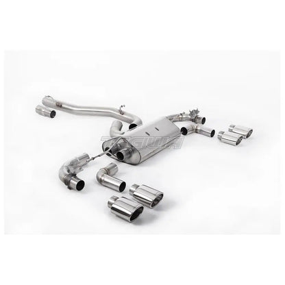 Milltek Volkswagen Golf Mk7.5 R 2.0 TSI 300PS (GPF Equipped Models Only) - 80mm Race Systems 2019-2022 Cat-back Exhaust