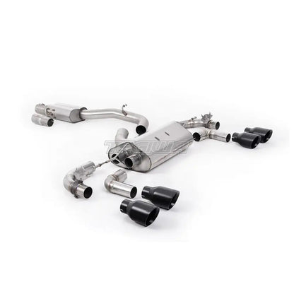 Milltek Volkswagen Golf Mk7.5 R 2.0 TSI 300PS (GPF Equipped Models Only) - 80mm Race Systems 2019-2022 Cat-back Exhaust