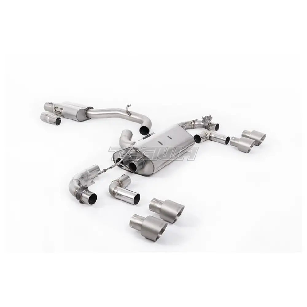 Milltek Volkswagen Golf Mk7.5 R 2.0 TSI 300PS (GPF Equipped Models Only) - 80mm Race Systems 2019-2022 Cat-back Exhaust