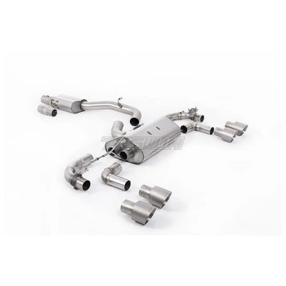 Milltek Volkswagen Golf Mk7.5 R 2.0 TSI 300PS (GPF Equipped Models Only) - 80mm Race Systems 2019-2022 Cat-back Exhaust