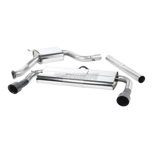 Milltek Volkswagen Golf MK7 GTi (including GTi Performance Pack‚ Clubsport & Clubsport S models) 2013-2016 Cat-back Exhaust - Black Tips - SSXVW226