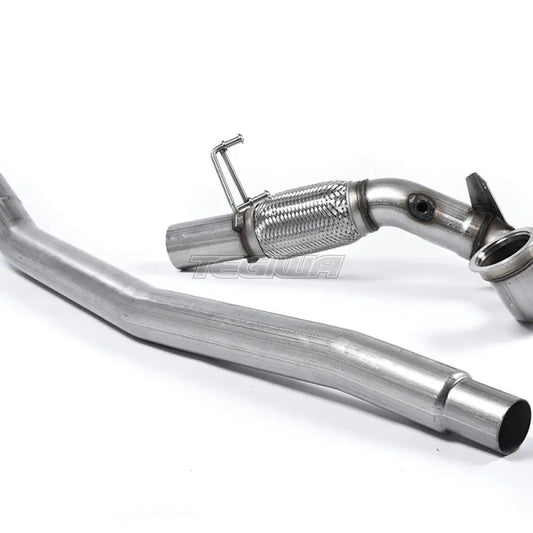 Milltek Volkswagen Golf MK7 GTi (including GTi Performance Pack Clubsport & Clubsport S models) 2013-2016 Large-bore Downpipe and De-cat Exhaust - Fits with OE System