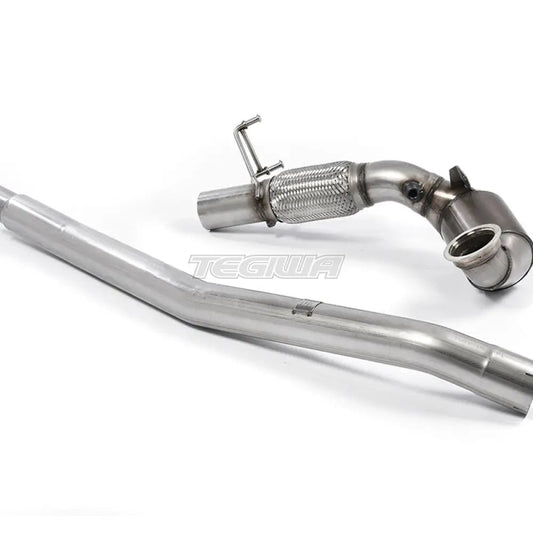Milltek Volkswagen Golf MK7 R Estate / Variant 2.0 TSI 300PS 2015-2017 Large Bore Downpipe and Hi-Flow Sports Cat Exhaust - Fits with OE System - SSXVW350