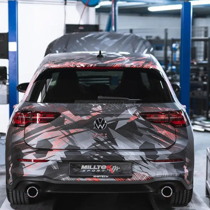 Milltek Volkswagen Golf Mk8 GTi Clubsport (300ps OPF/GPF Equipped Models Only) 2021-2023 Particulate Filter-back Exhaust