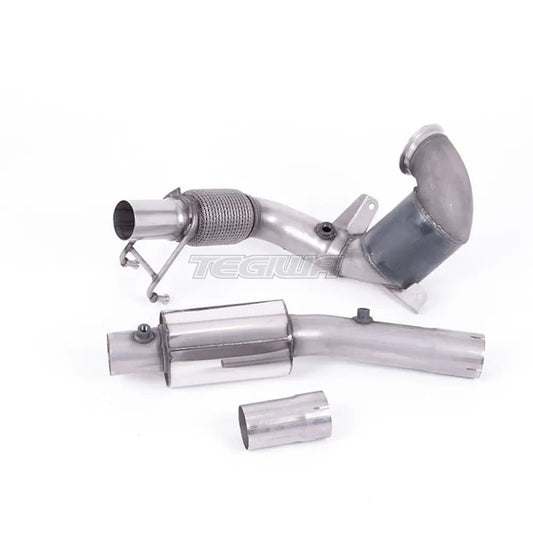 Milltek Volkswagen Polo GTI 2.0 TSI (AW 5 Door) - GPF/OPF Models Only 2019-2021 Hi-Flow Sports Cat and Downpipe Exhaust - Non-Resonated Fits with Milltek System - SSXVW553