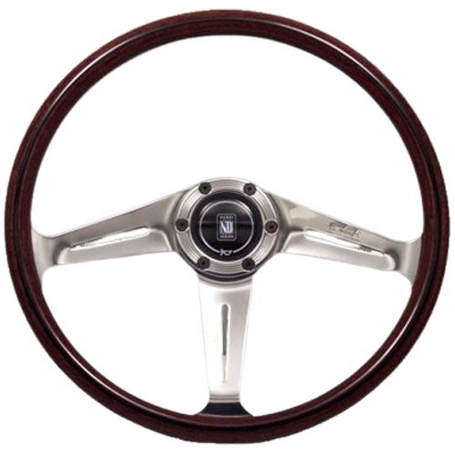 Nardi Classic Wood Steering Wheel Polished Downward Spokes 360mm